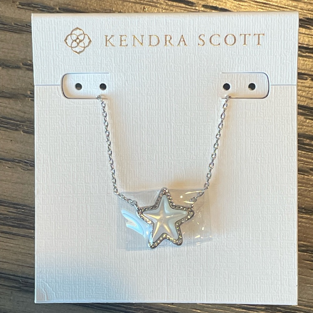 Kendra Scott Jae Star Silver Pendant Necklace